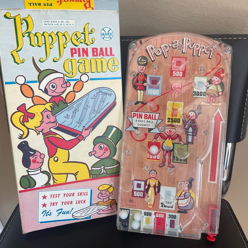 Vintage pinball game